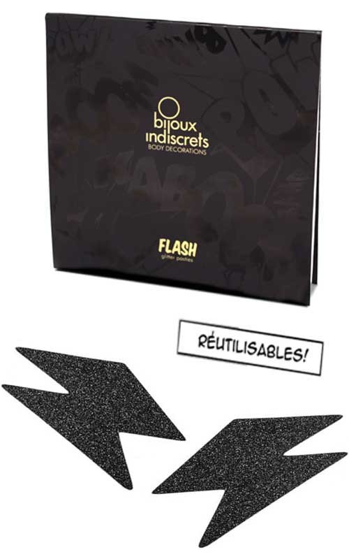 Bijoux de Peau Flash Eclair Noir - Bijoux Indiscrets