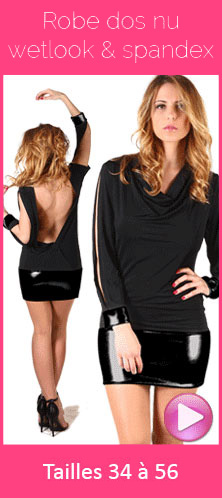 Robe Sexy Dos Nu Manches Longues