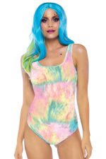 Body pastel tie dye festival