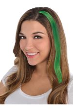 Accessoire cheveux tinsel vert éclatant