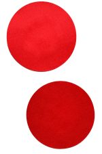 Cache-tétons adhésifs rouge