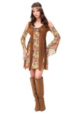 Costume hippie années 60 femme
