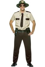 Costume trooper homme avec holster et chapeau