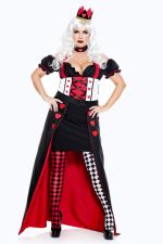 Costume enchanteresse reine de cœur grande taille