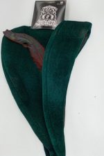 Chapeau Robin des Bois en peluche avec plume