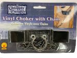 Collier vinyle avec chaîne