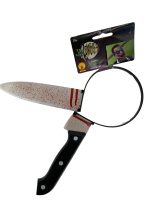Couteau zombie tête transpercée