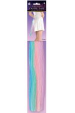 Queue de licorne synthétique pastel