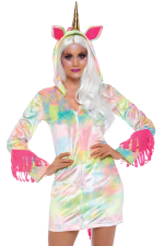 Costume licorne tie-dye enchantée