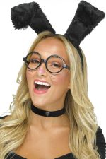 Accessoire selfie lapin noir