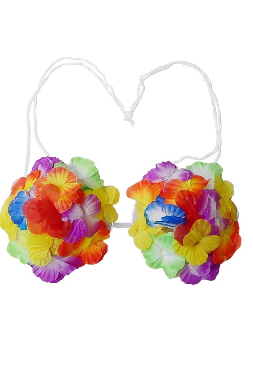 Soutien-gorge sexy fleurs hawaïennes