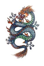 Kit de tatouage dragon sexy amovible
