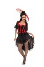 Costume danseuse cancan sexy