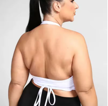 Crop top à nouer halter – Image 15