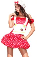 Costume fraise Sweetheart 3 pièces