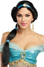 Perruque princesse du harem noire