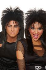 Perruque rocker unisexe mulet funky