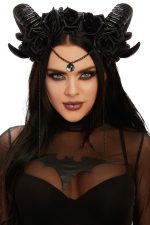 Coiffe mystique cornes de bélier