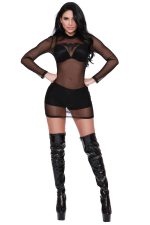 Robe mini vampire noire