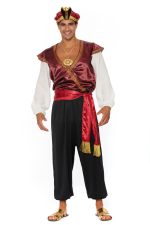 Costume sultan satin pour homme