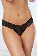 Tanga dentelle basique