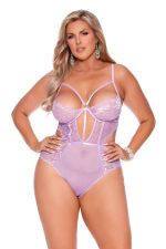 Body teddy lilas grande taille