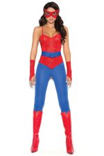 Costume super-héros araignée 5 pièces