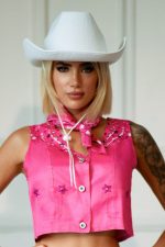 Chapeau cowboy blanc sexy
