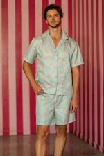 Costume plage floral homme