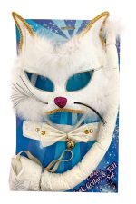 Set masque chat, collier et queue