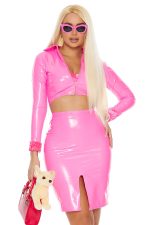 Costume bend and snap vinyle rose