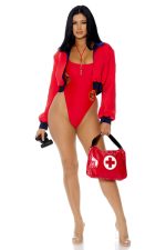 Costume sauveteur sexy 5 pièces