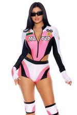 Moto mami costume de pilote sexy