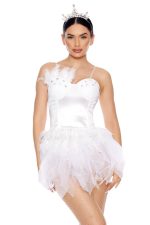 Costume cygne sexy 4 pièces