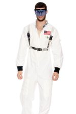 Costume astronaute homme argenté