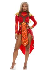 Costume guerrière Wakanda tribal