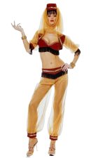 Costume de génie doré femme