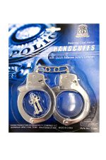 Menottes de policier Halloween en plastique