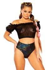 Shorts taille haute festival