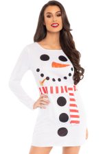 Robe t-shirt bonhomme de neige