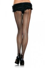 Collant résille couture au dos