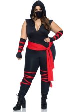 Costume ninja grande taille avec masque inclus