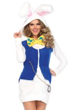 Costume lapin blanc douillet
