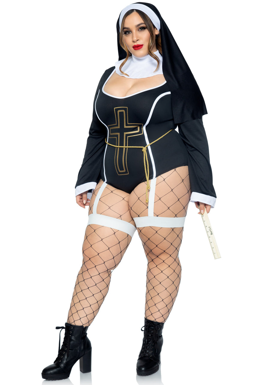 Costume sœur pécheresse grande taille – Image 4