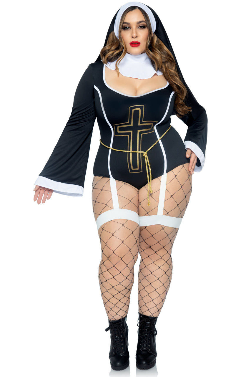 Costume sœur pécheresse grande taille – Image 3