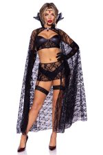 Costume tentatrice vampire en dentelle