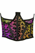 Serre-taille mesh imprimé animal arc-en-ciel