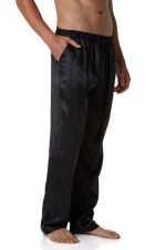 Pantalon détente en soie pour homme