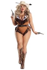Costume sexy western grande taille