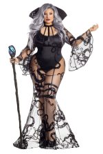 Sorcière vipérine grande taille costume sexy
